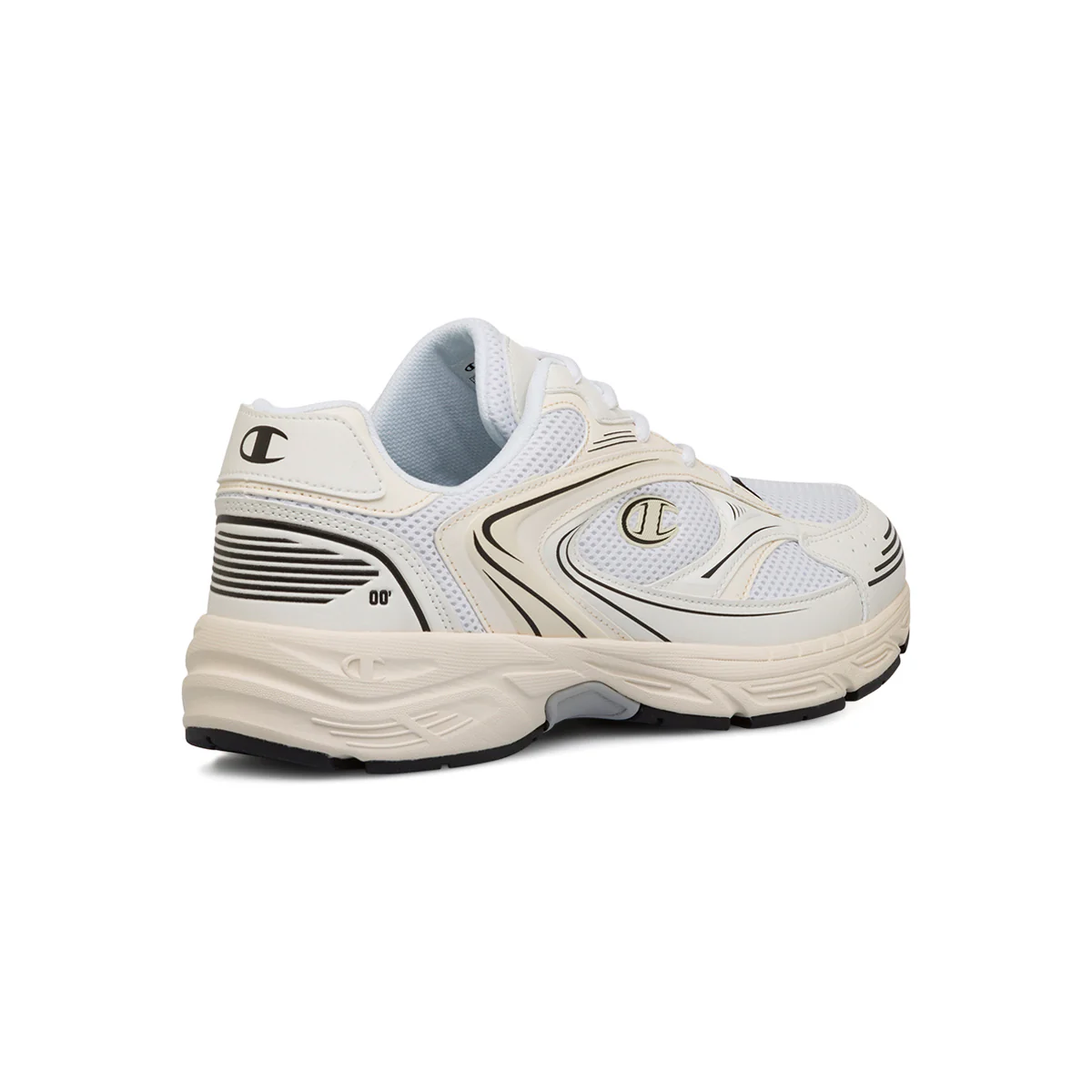 Sneakers Rétro bianche da uomo con suola chunky Champion Run 00s Low - Image 3