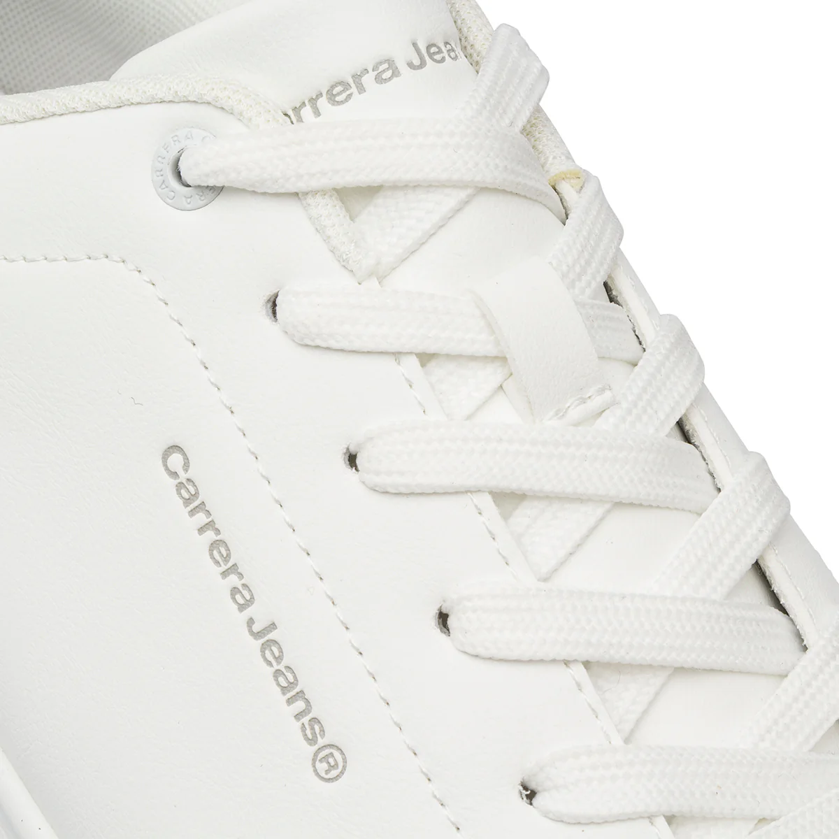 Sneakers bianche da Uomo con suola platform e logo Carrera Jeans - Image 4
