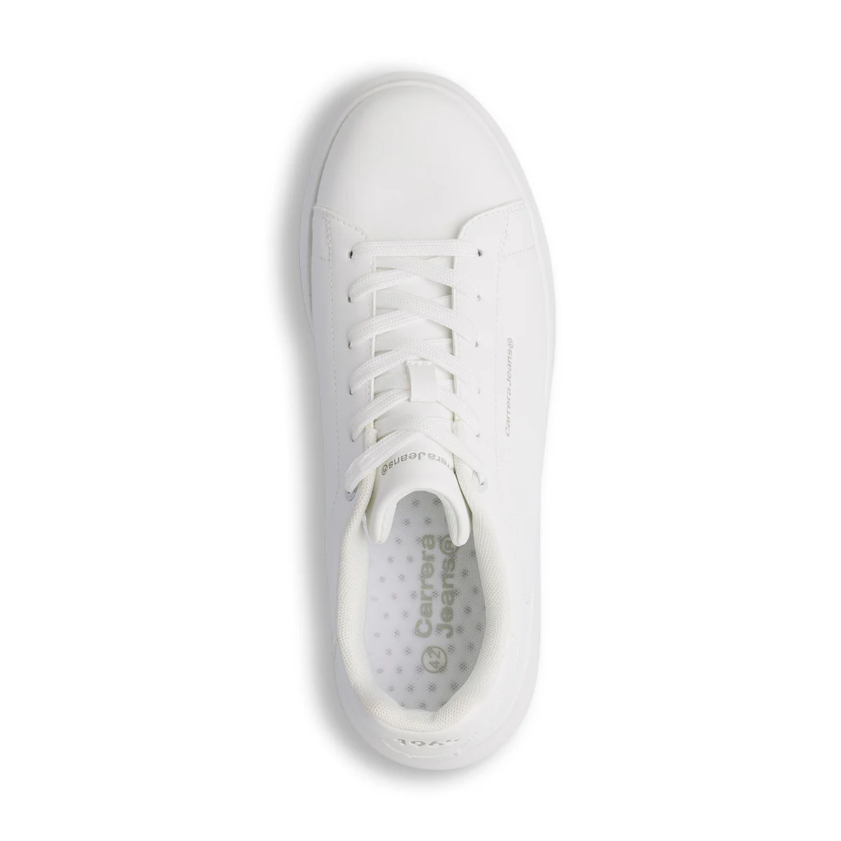 Sneakers bianche da Uomo con suola platform e logo Carrera Jeans - Image 5