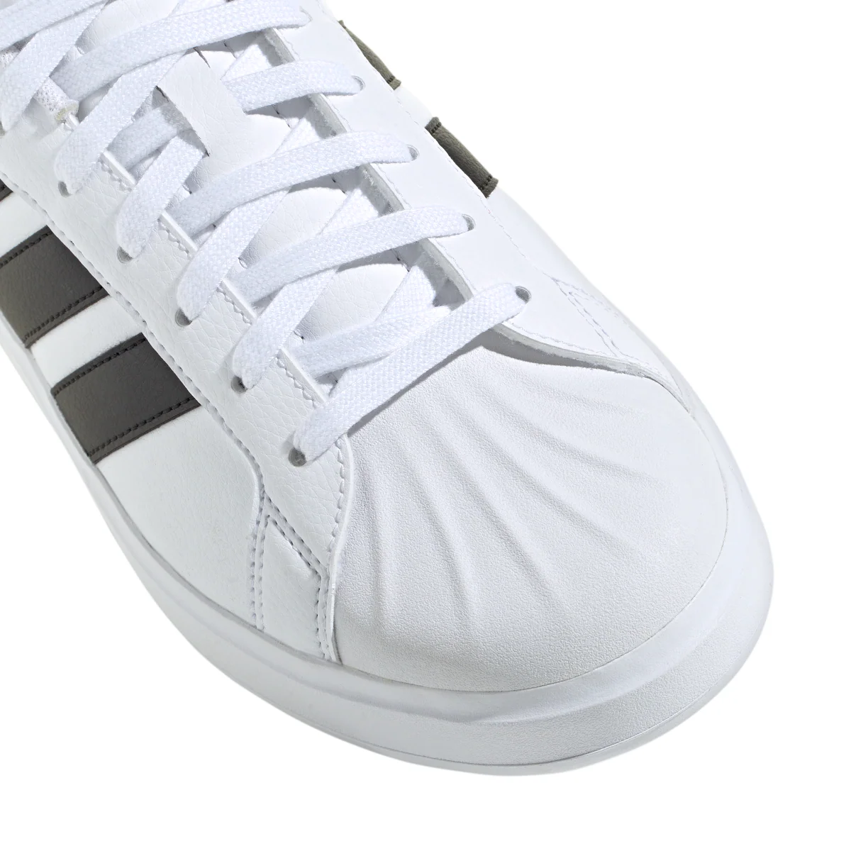 Sneakers bianche da Uomo con tre strisce nere adidas STREETTALK - Image 5