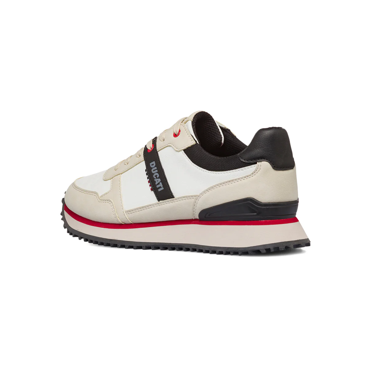 Sneakers bianche da Uomo con logo Ducati - Image 3