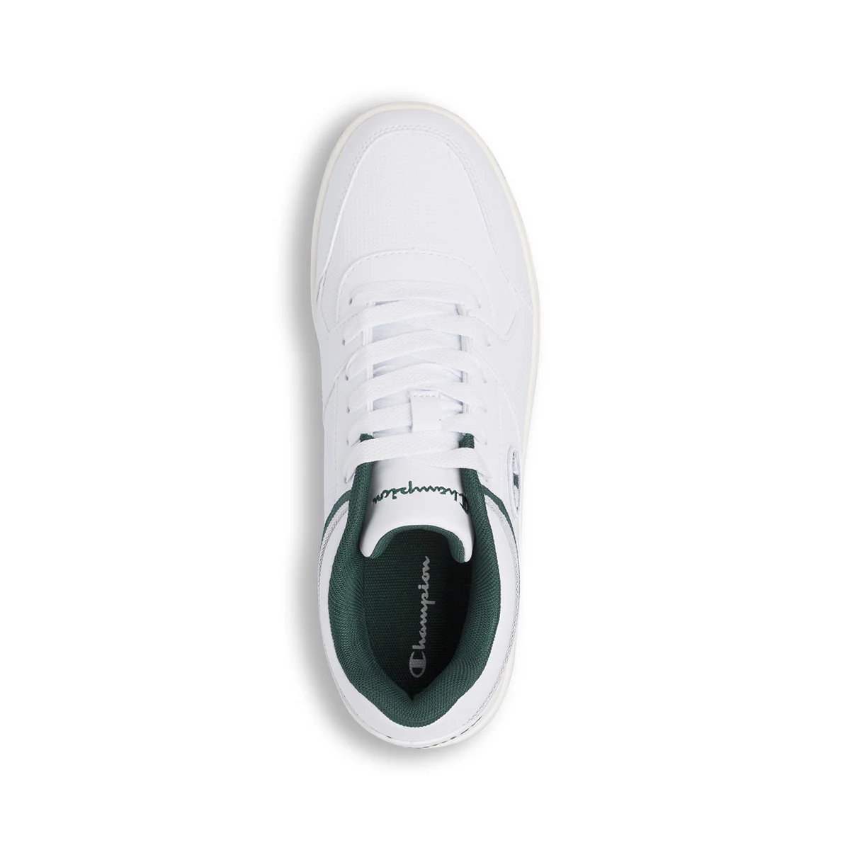 Sneakers bianche da uomo e dettagli verdi Champion RD18 Low - Image 6