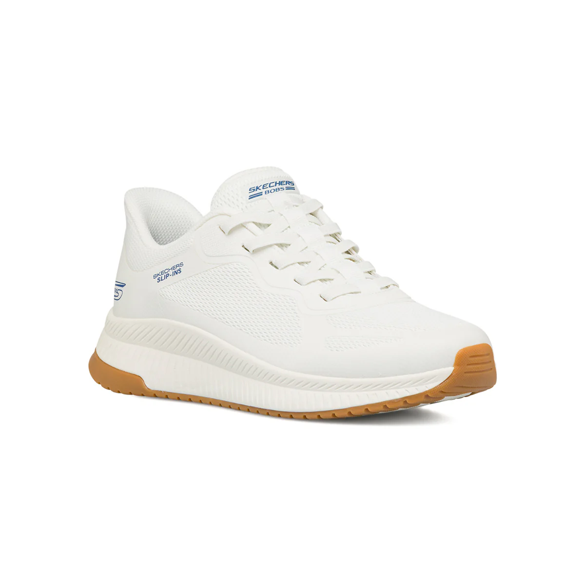 Sneakers bianche da Uomo con Memory Foam Skechers Bobs Slip-Ins - Image 2
