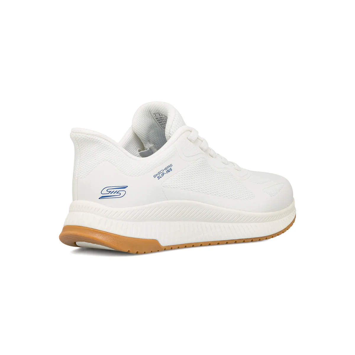 Sneakers bianche da Uomo con Memory Foam Skechers Bobs Slip-Ins - Image 3
