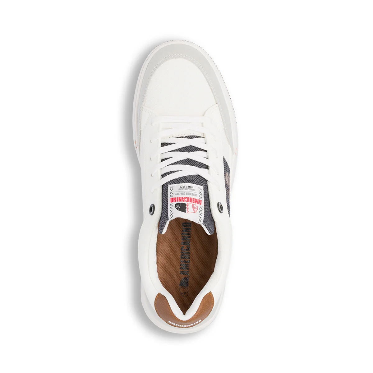 Sneakers bianche da uomo in tessuto Americanino - Image 6