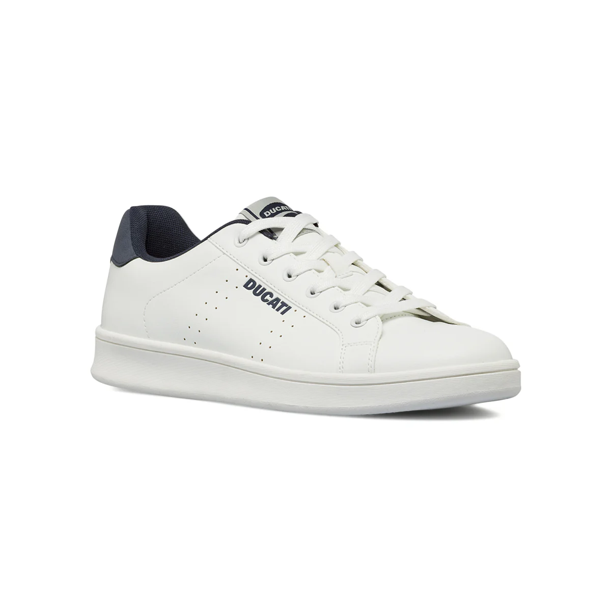 Sneakers Bianche da Uomo sportive con dettagli blu Ducati - Image 2