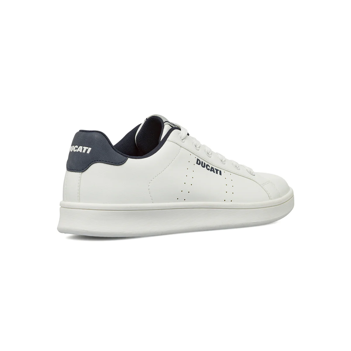 Sneakers Bianche da Uomo sportive con dettagli blu Ducati - Image 3