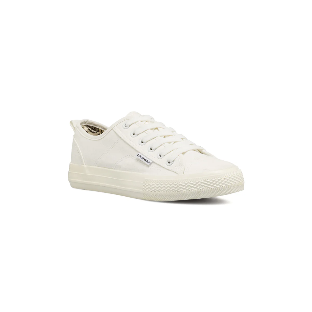 Sneakers Bianche Donna in tessuto con suola in gomma Lumberjack - Image 2