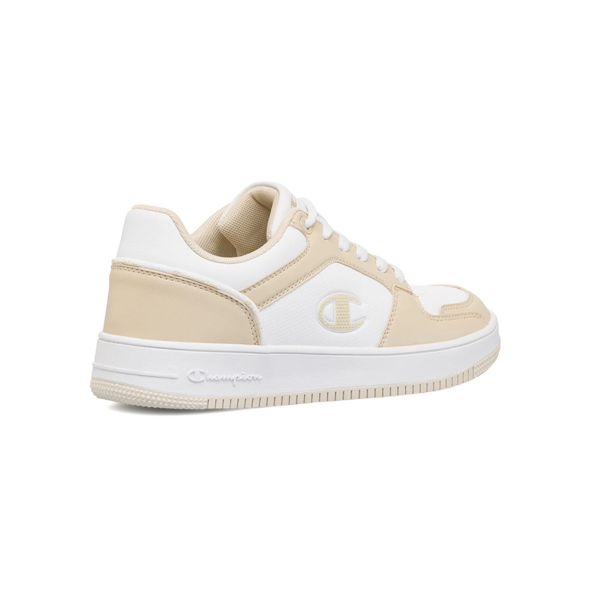 Sneakers bianche e beige da donna Champion Rebound 2.0 Low - Image 3