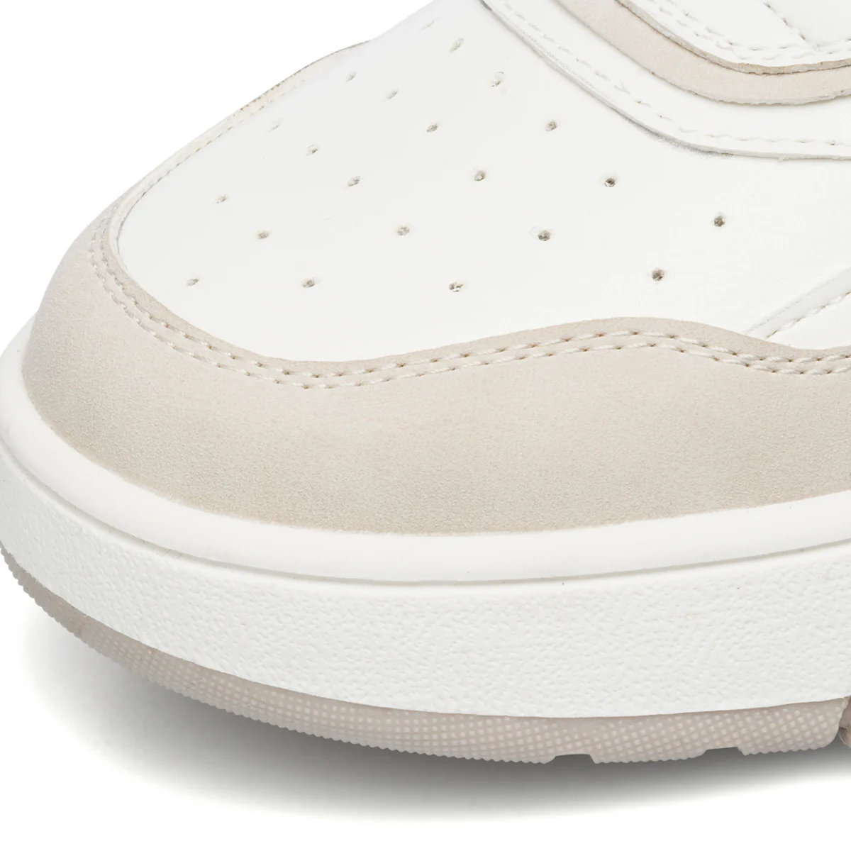 Sneakers bianche e beige da donna con dettagli traforati Swish Jeans - Image 11