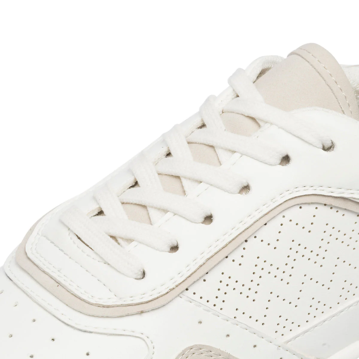 Sneakers bianche e beige da donna con dettagli traforati Swish Jeans - Image 5