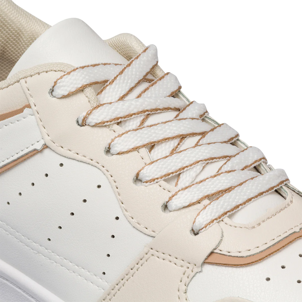 Sneakers bianche e beige da donna Lora Ferres - Image 6