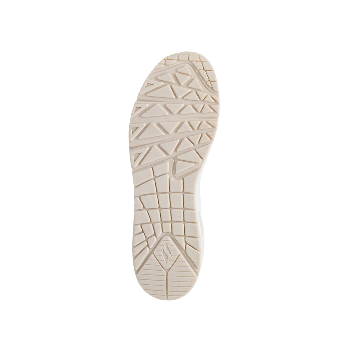 Sneakers beige da Ragazza con ammortizzazione ad aria Skechers Uno - Image 4