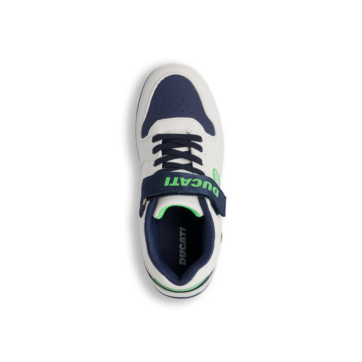 Sneakers bianche e blu da Ragazzo con logo Ducati - Image 3