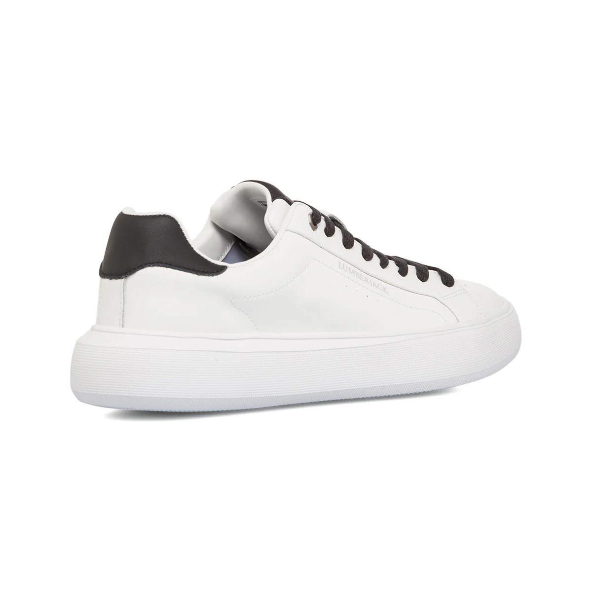 Sneakers bianche e blu navy da uomo con logo Lumberjack Five - Image 3