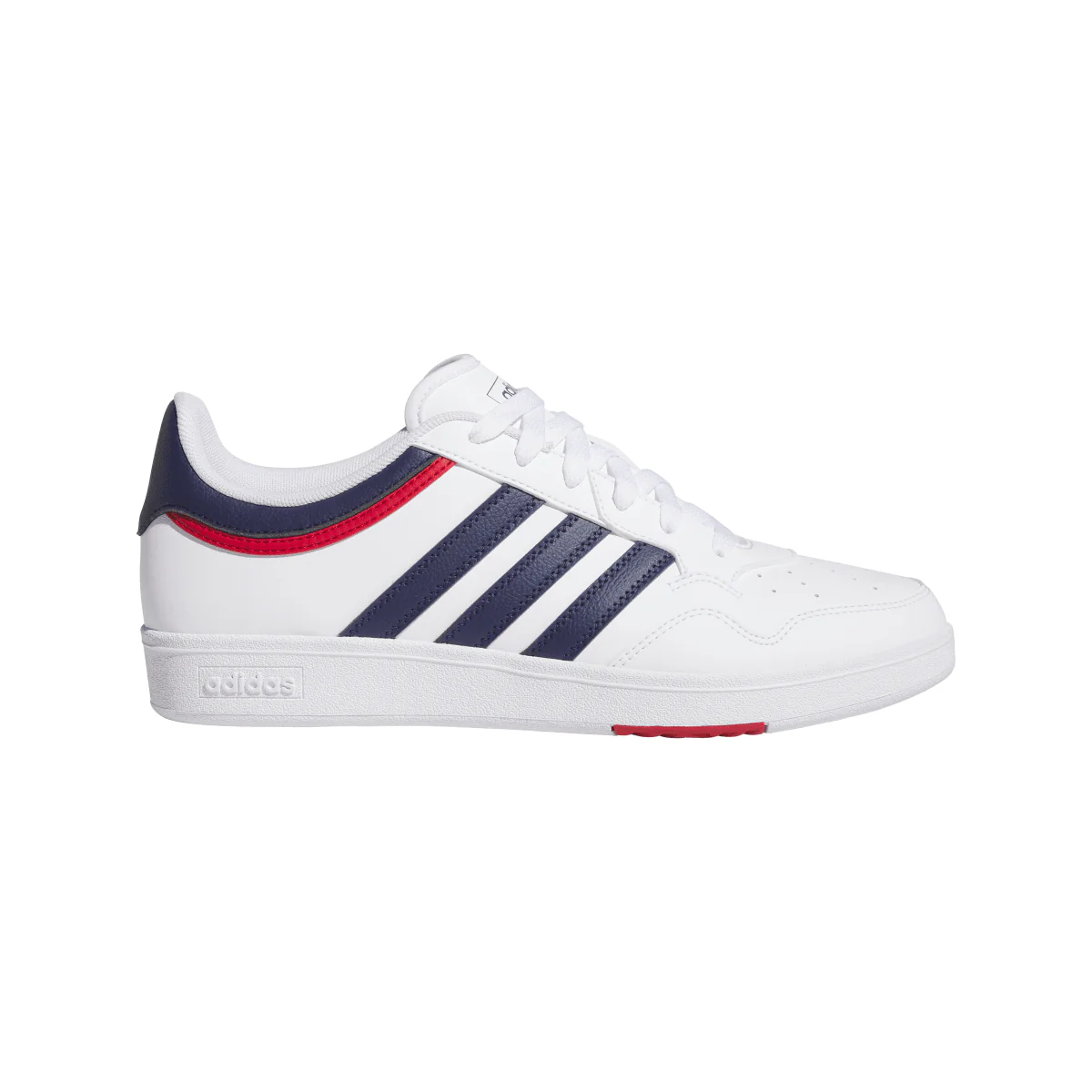 Sneakers bianche e blu navy da Uomo HOOPS 4.0 adidas - Image 2