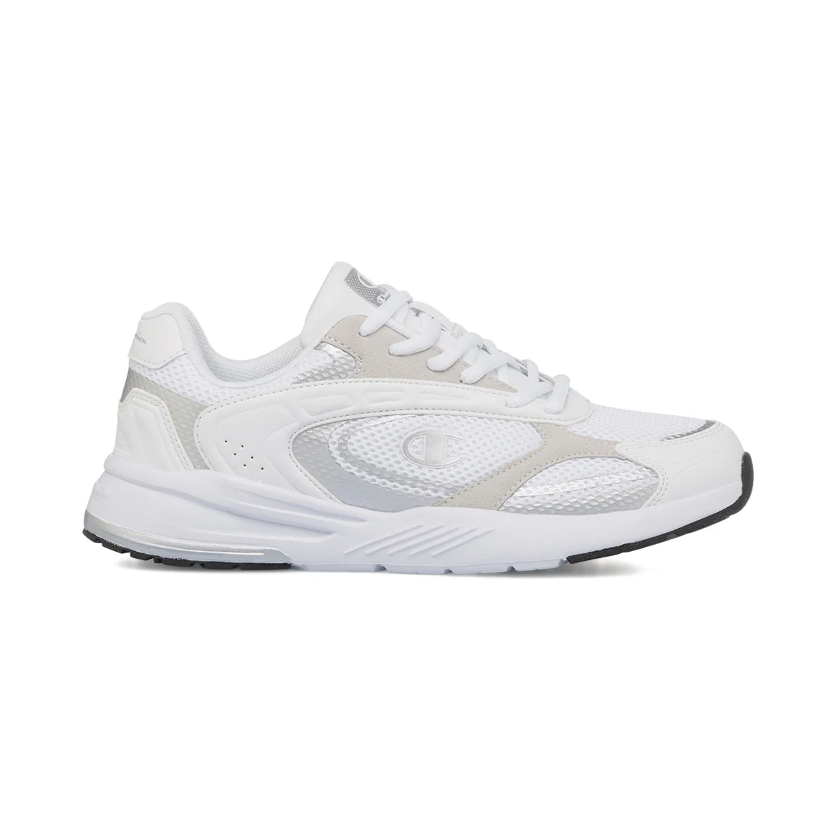 Sneakers bianche e grigie da Donna con logo Champion Champ 2K