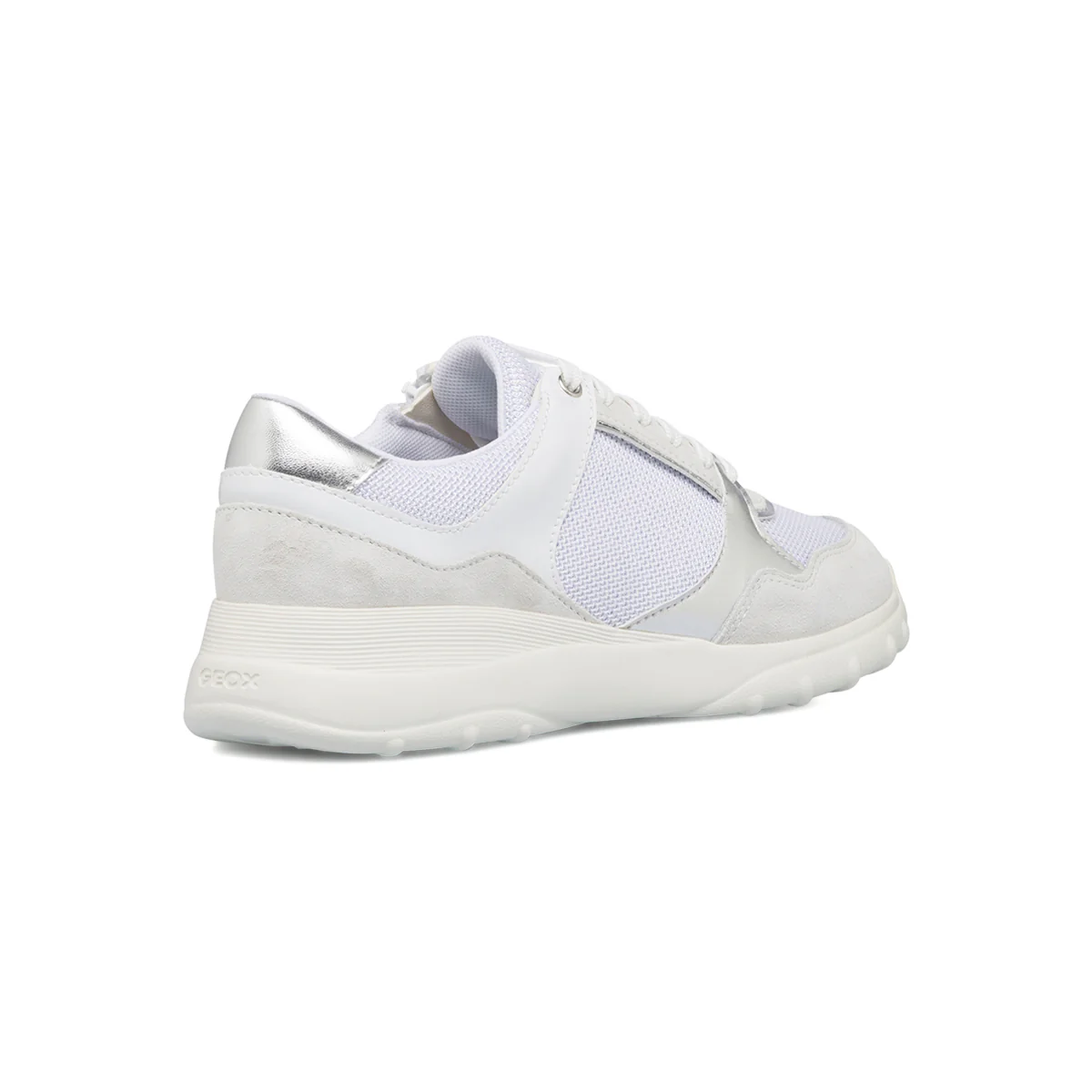 Sneakers bianche e grigie da donna Geox Alleniee - Image 3