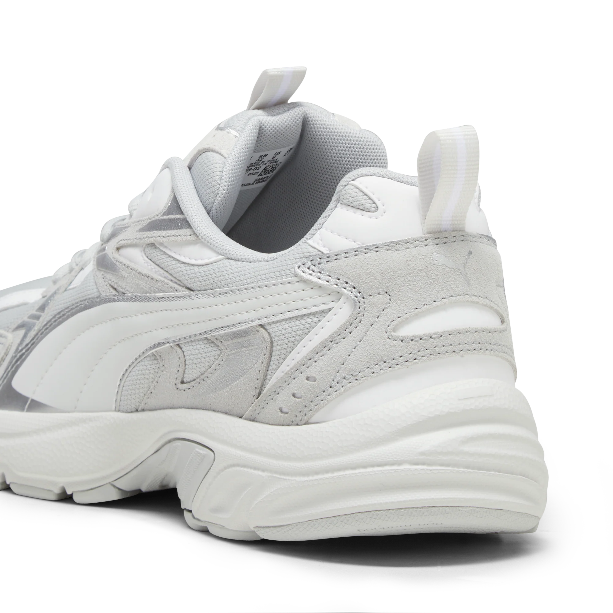 Sneakers Rétro bianche e grigie da donna Puma Milenio Tech - Image 4