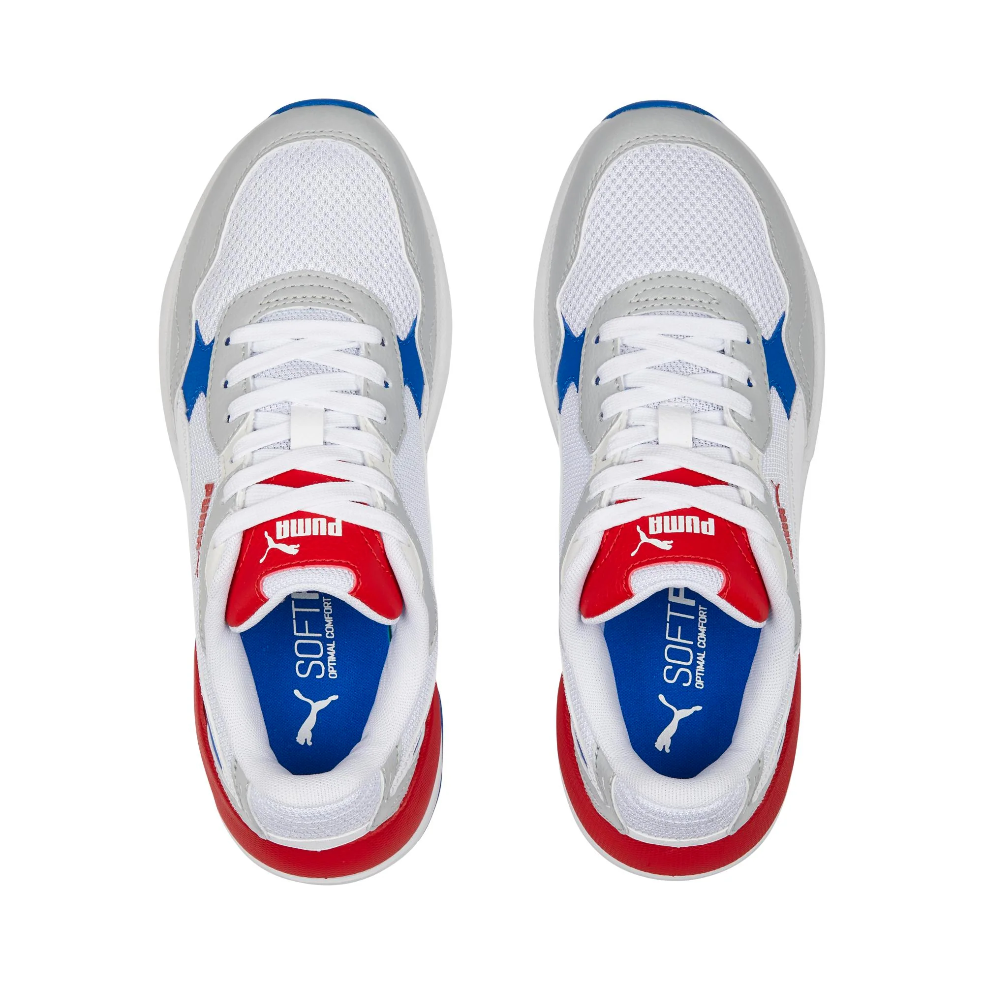 Sneakers bianche e grigie da ragazzo con suola chunky Puma X-Ray Speed Lite Jr - Image 5