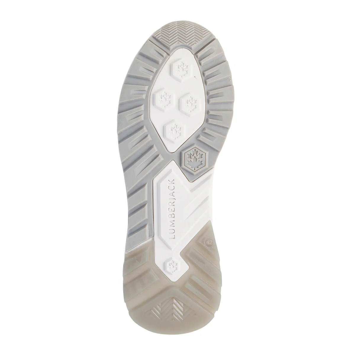 Sneakers bianche e grigie da Uomo con lacci elastici Lumberjack - Image 6