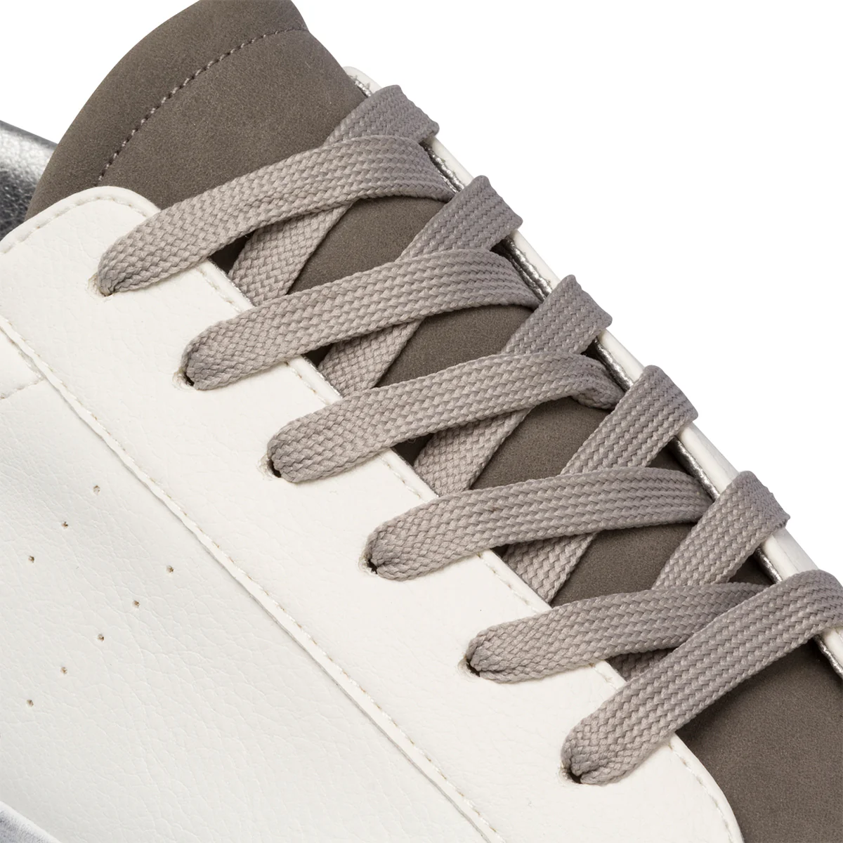 Sneakers bianche e grigie da uomo con suola vintage Riflessi Urbani - Image 7
