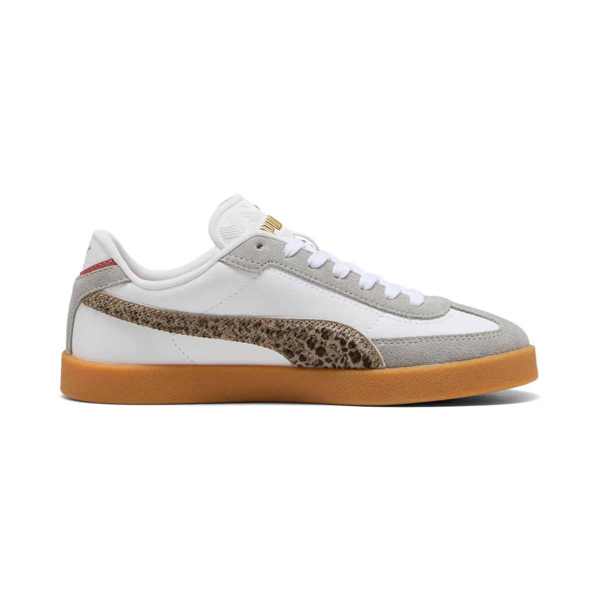 Sneakers bianche e grigio da Donna con stampa animalier Club II Era Animal Flair Puma - Image 4
