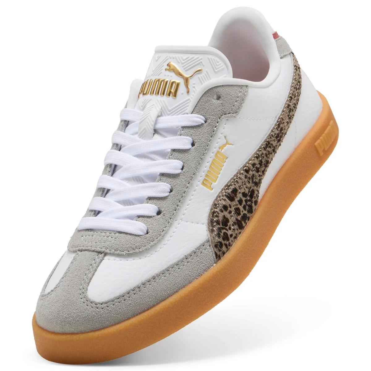 Sneakers bianche e grigio da Donna con stampa animalier Club II Era Animal Flair Puma - Image 6