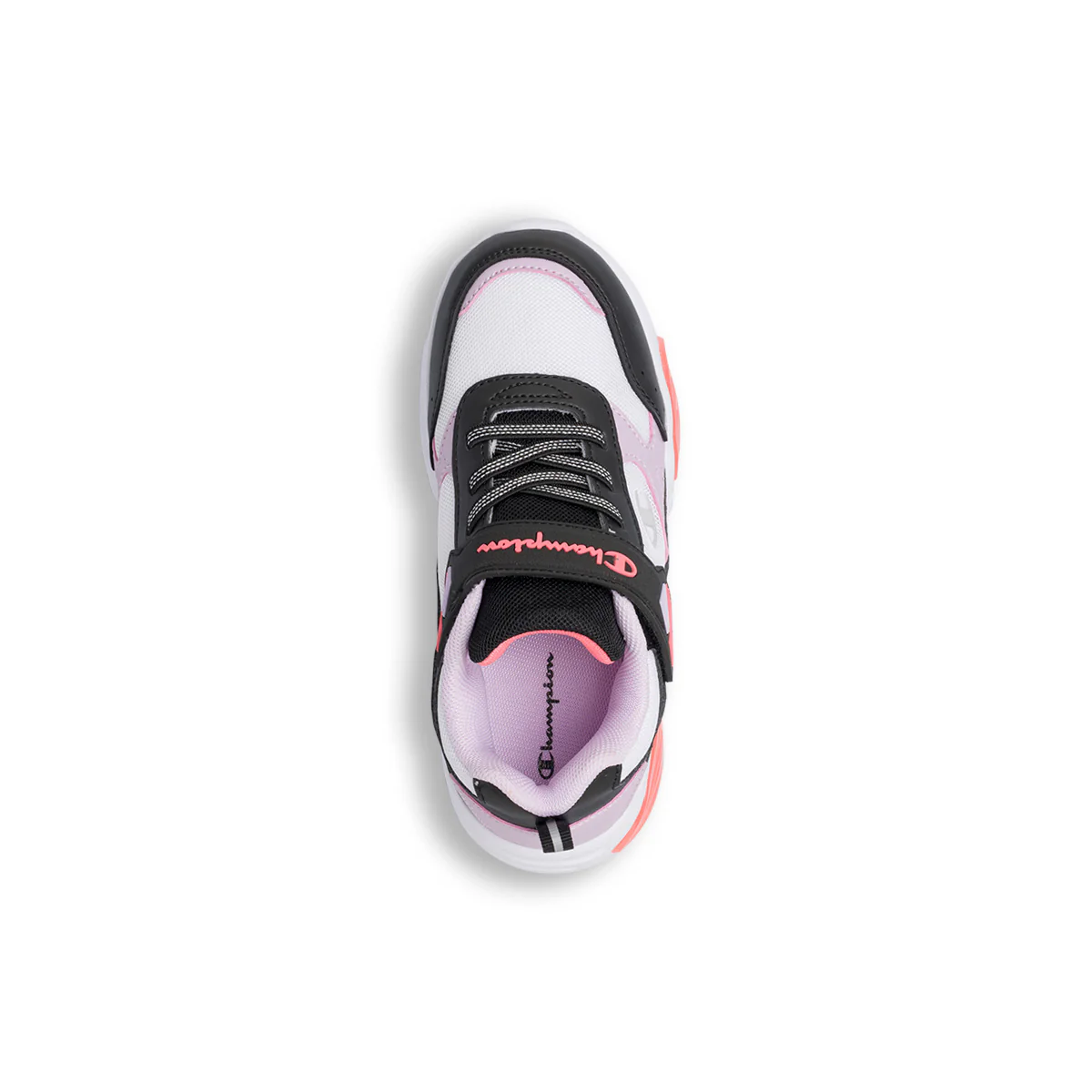 Sneakers bianche e nere da Ragazza con luci nella suola Champion Wave - Image 6