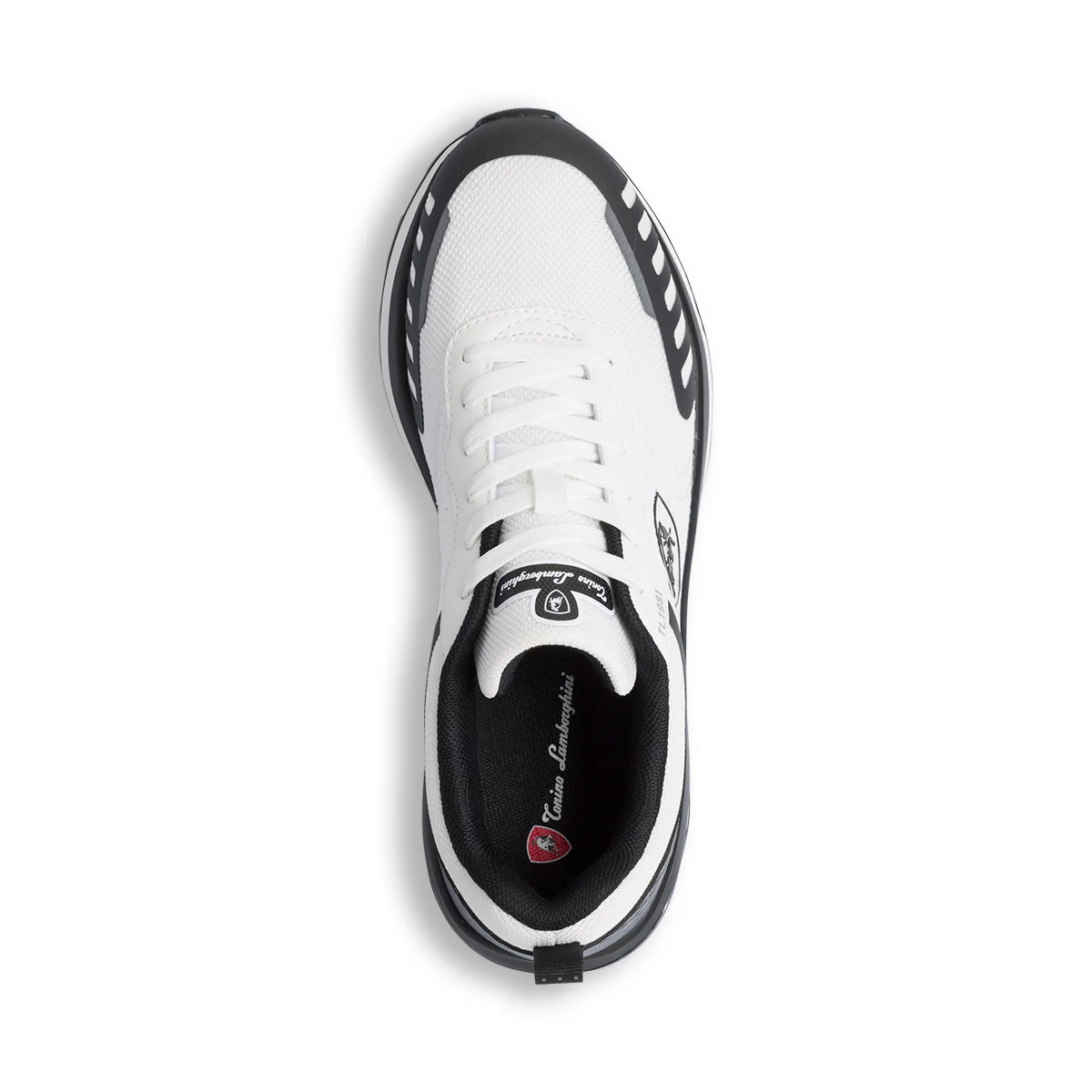 Sneakers bianche e nere da uomo con logo laterale Tonino Lamborghini ItaliaGrip Supreme - Image 8