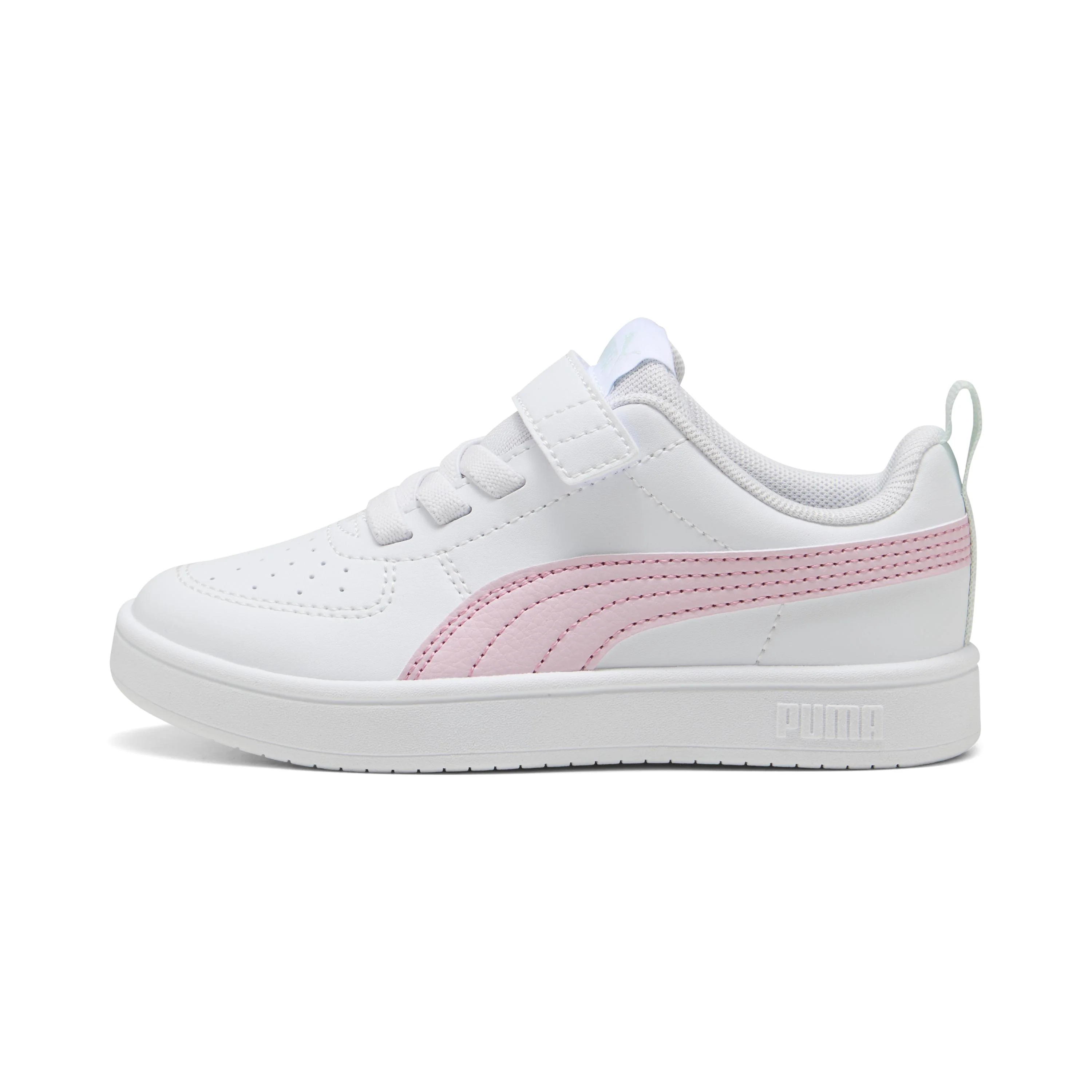 Sneakers bianche e rosa da Bambina con logo Puma Rickie - Image 2