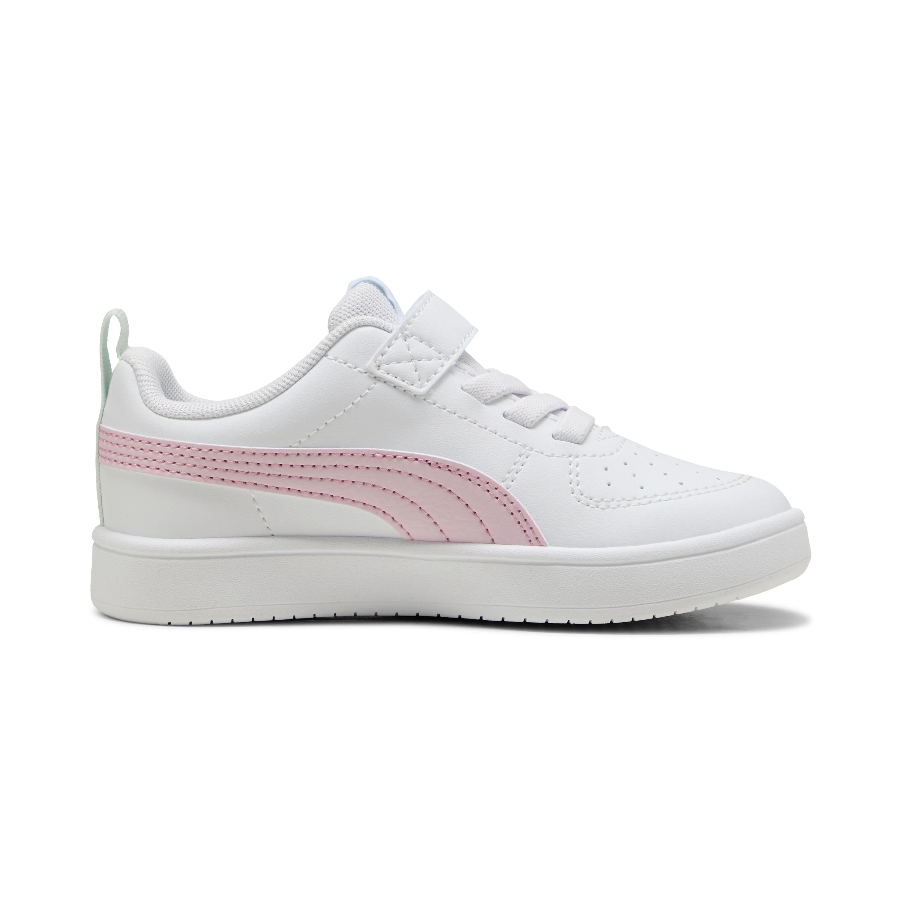 Sneakers bianche e rosa da Bambina con logo Puma Rickie - Image 3