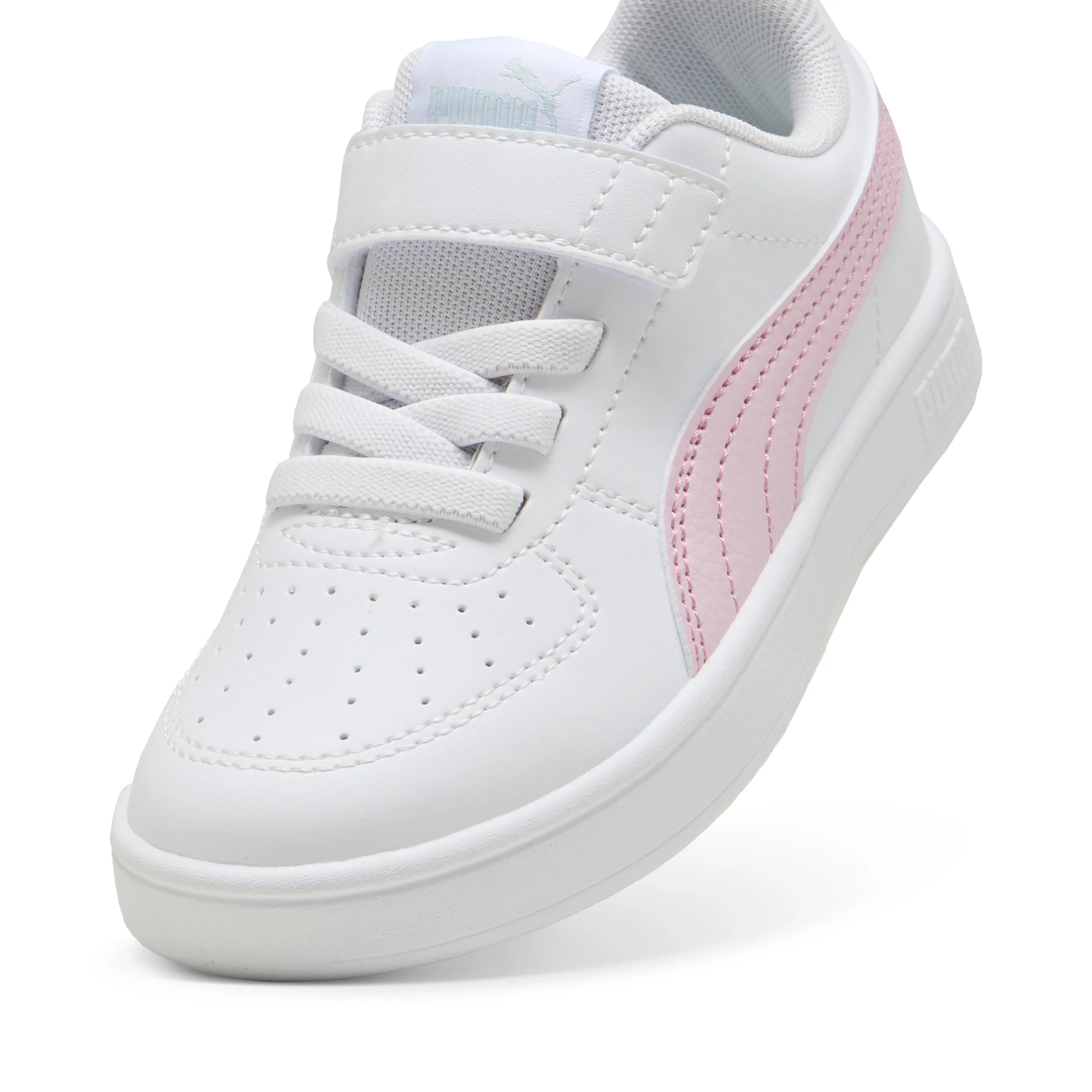 Sneakers bianche e rosa da Bambina con logo Puma Rickie - Image 6