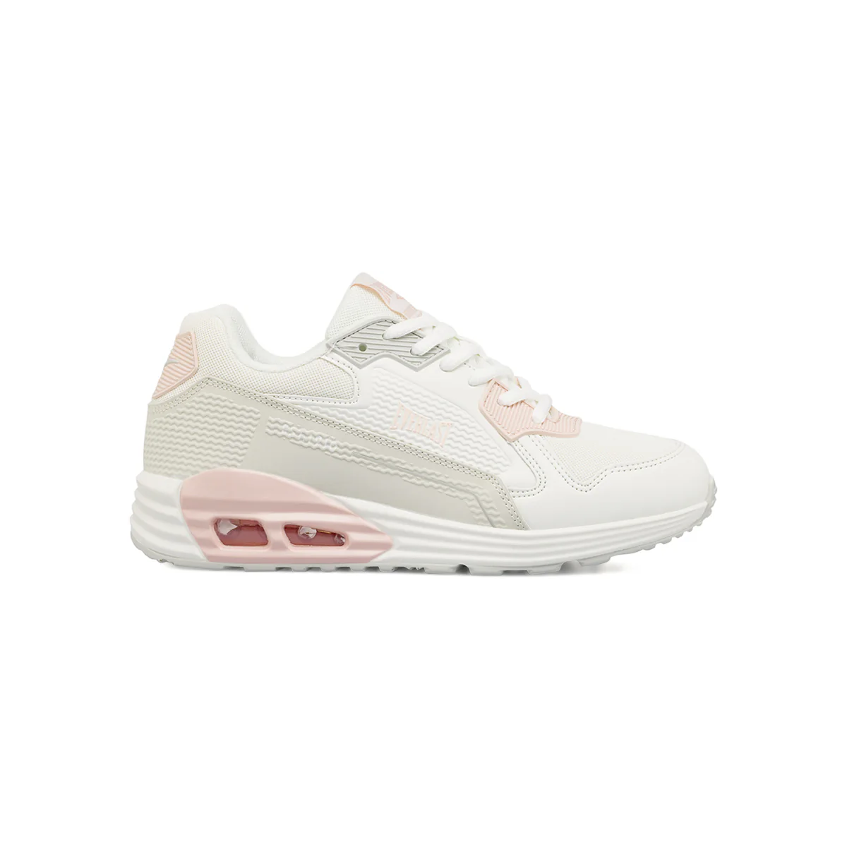 Sneakers bianche e rosa da Donna con ammortizzazione ad aria Everlast