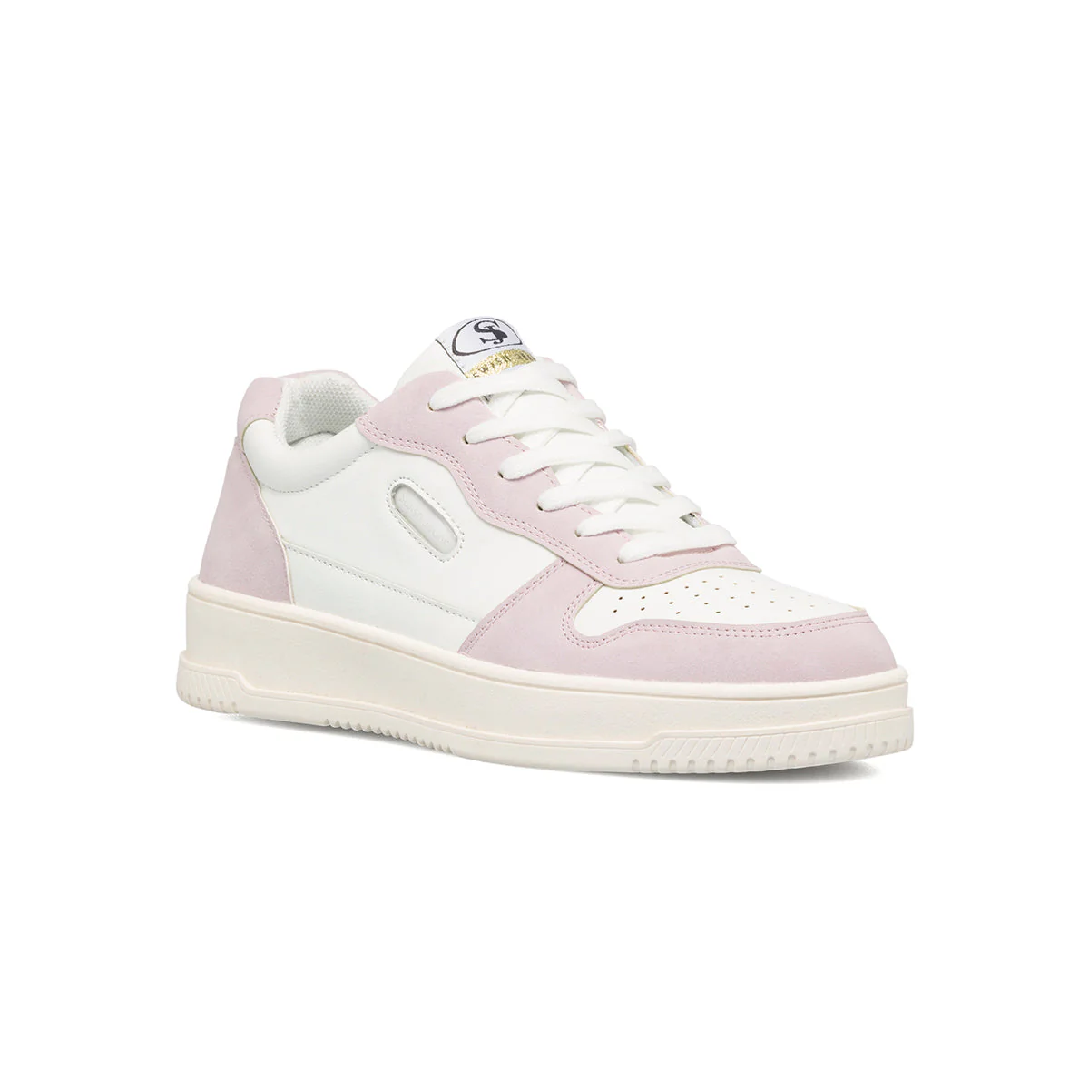 Sneakers bianche e rosa da donna con dettagli traforati Swish Jeans - Image 5