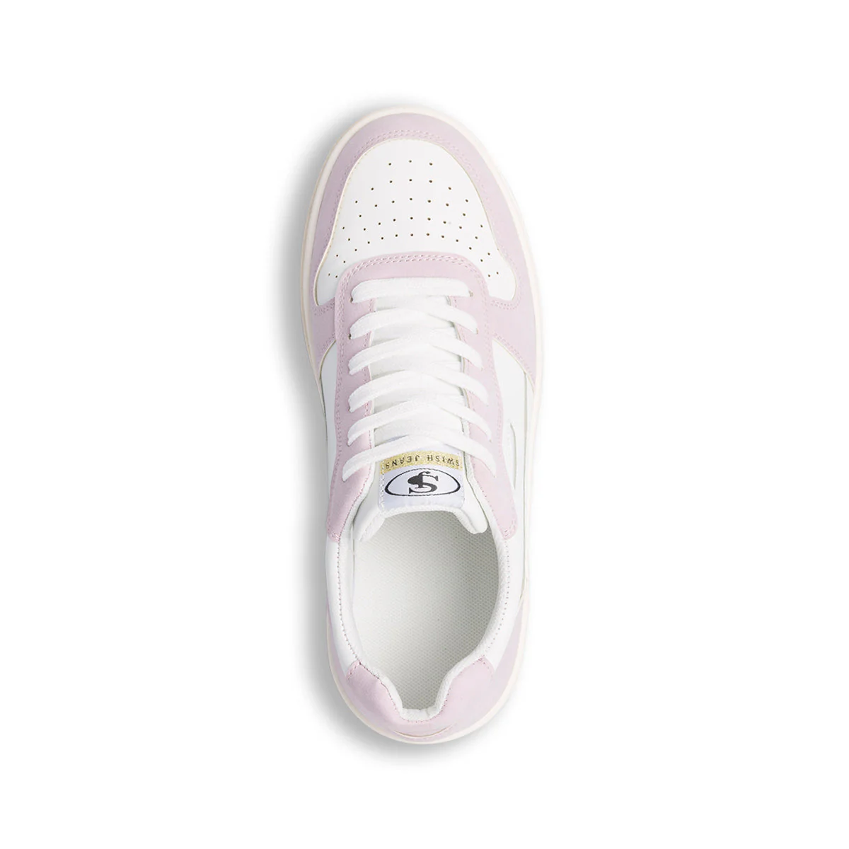 Sneakers bianche e rosa da donna con dettagli traforati Swish Jeans - Image 8