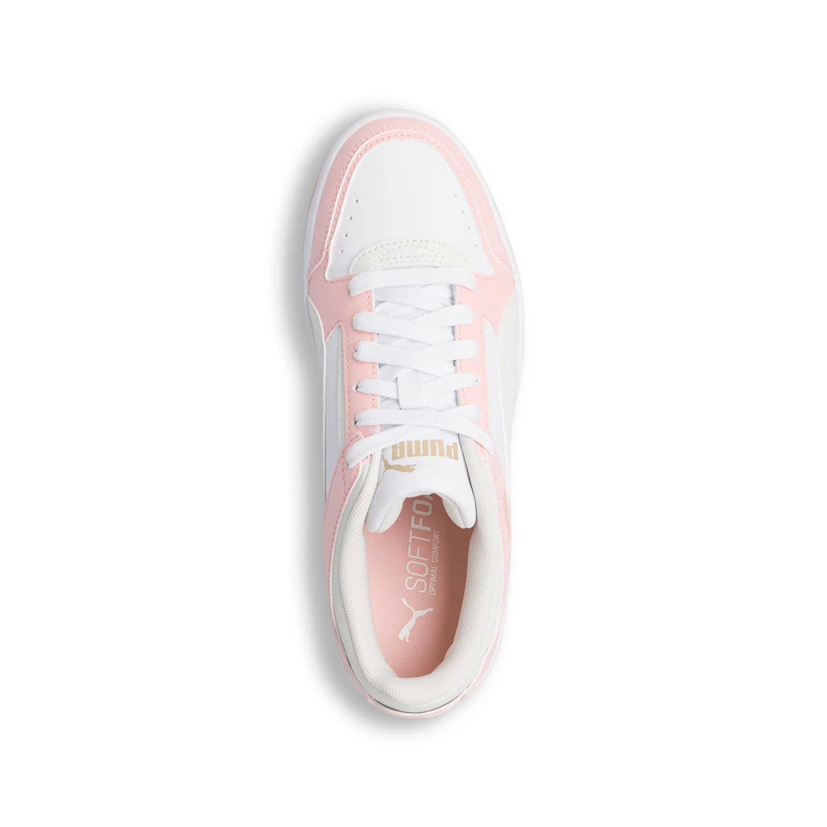 Sneakers bianche e rosa da donna Puma Rebound Joy Low - Image 5