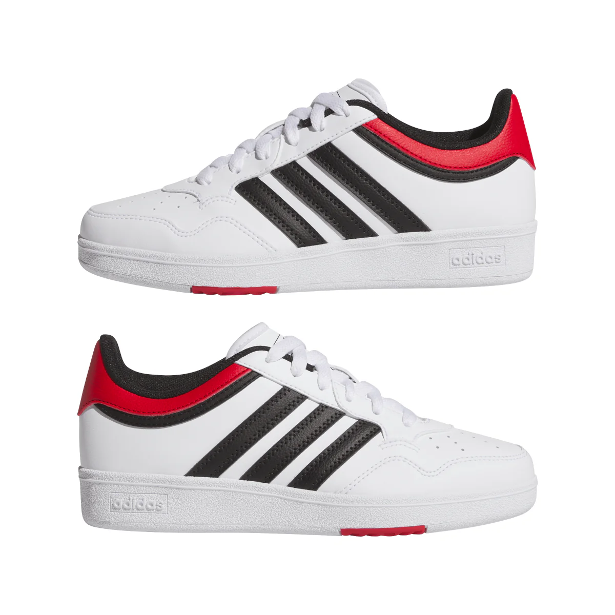 Sneakers bianche e rosse da Ragazzo adidas Hoops 4.0 - Image 10