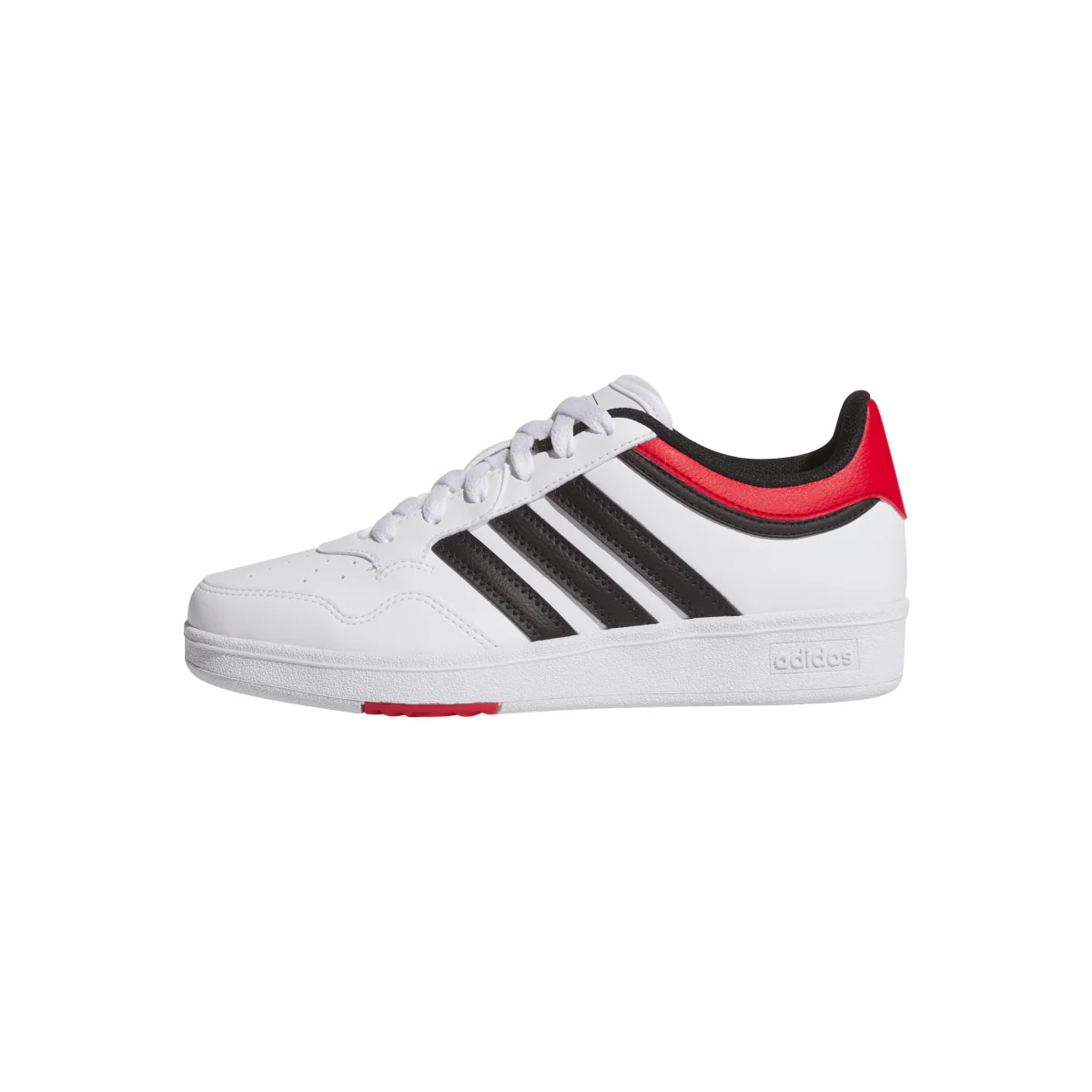 Sneakers bianche e rosse da Ragazzo adidas Hoops 4.0 - Image 2