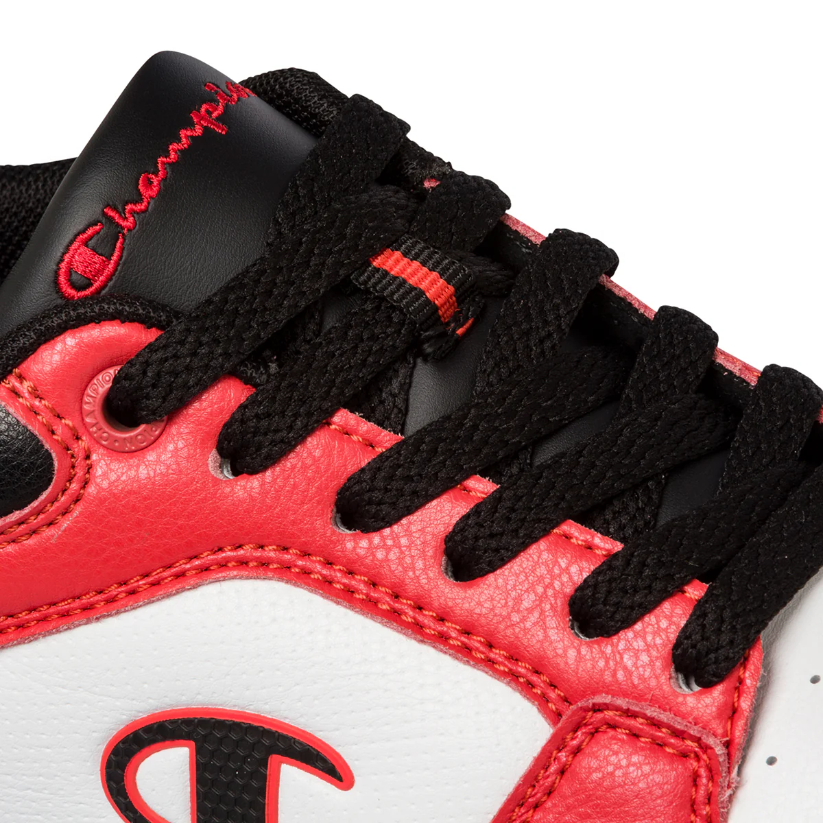 Sneakers bianche e rosse da ragazzo con logo laterale Champion Rebound 2.0 Low B GS - Image 6