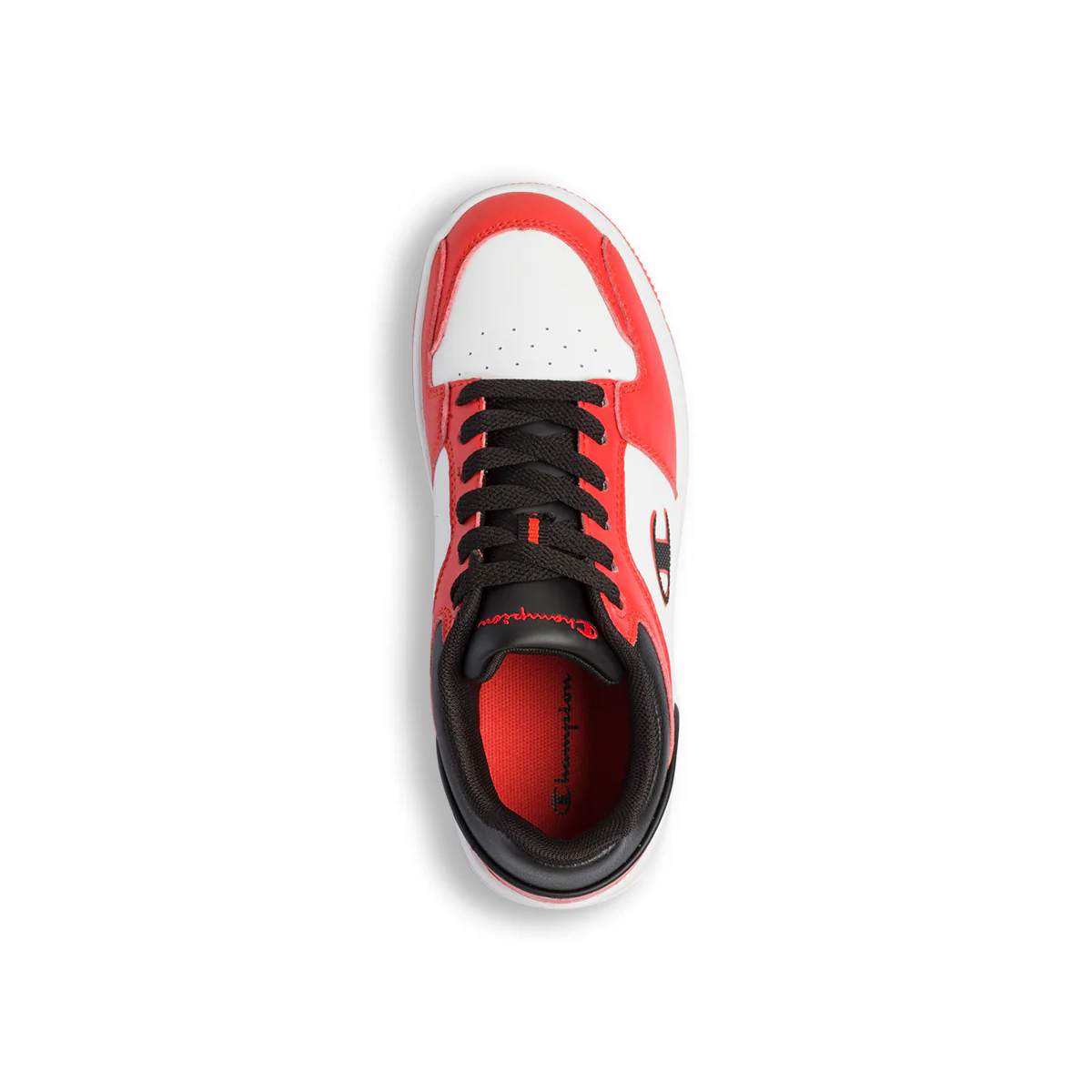 Sneakers bianche e rosse da ragazzo con logo laterale Champion Rebound 2.0 Low B GS - Image 8