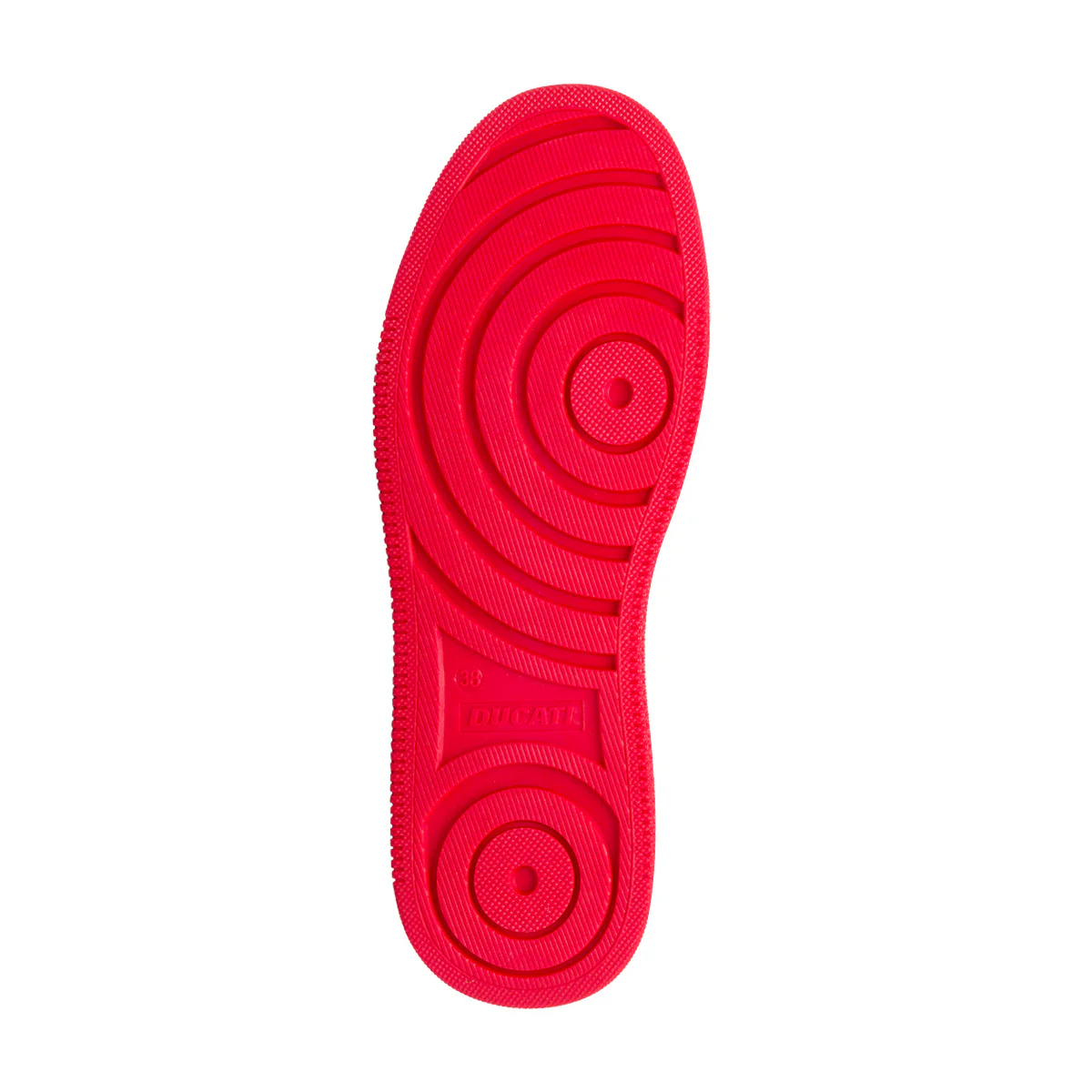 Sneakers bianche e rosse da ragazzo con logo laterale Ducati Valencia 5 GS - Image 4