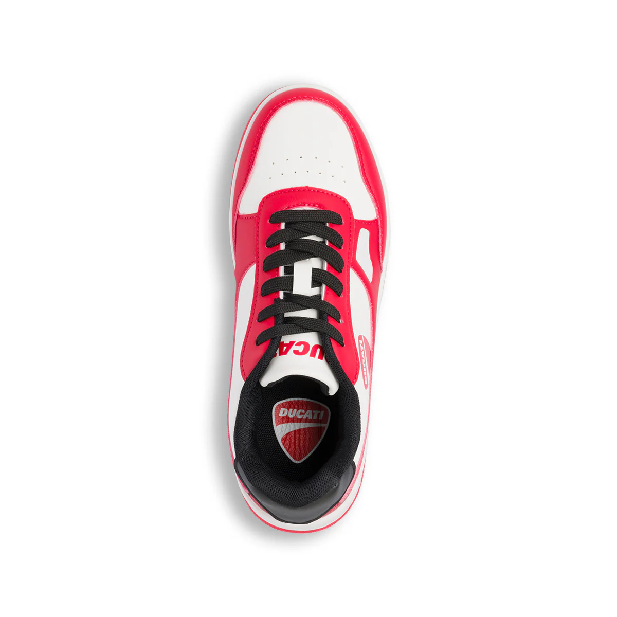 Sneakers bianche e rosse da ragazzo con logo laterale Ducati Valencia 5 GS - Image 6