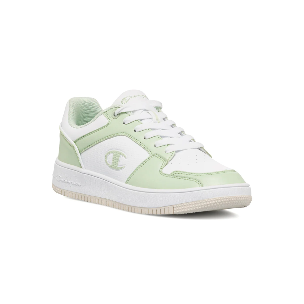 Sneakers bianche e verdi da donna Champion Rebound 2.0 Low - Image 2