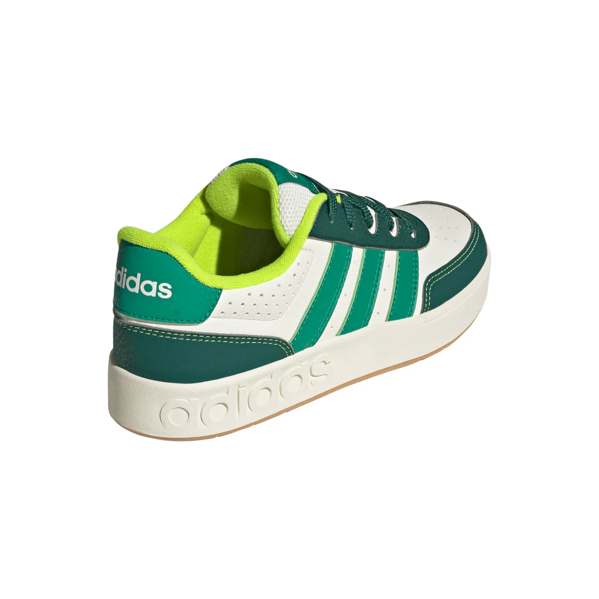 Sneakers bianche e verdi da Ragazzo adidas BreakBase - Image 10
