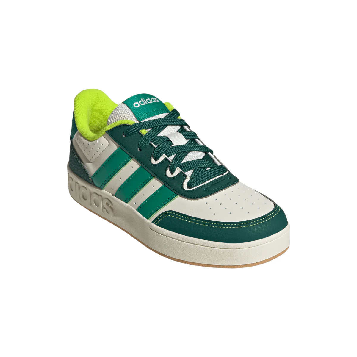 Sneakers bianche e verdi da Ragazzo adidas BreakBase - Image 9