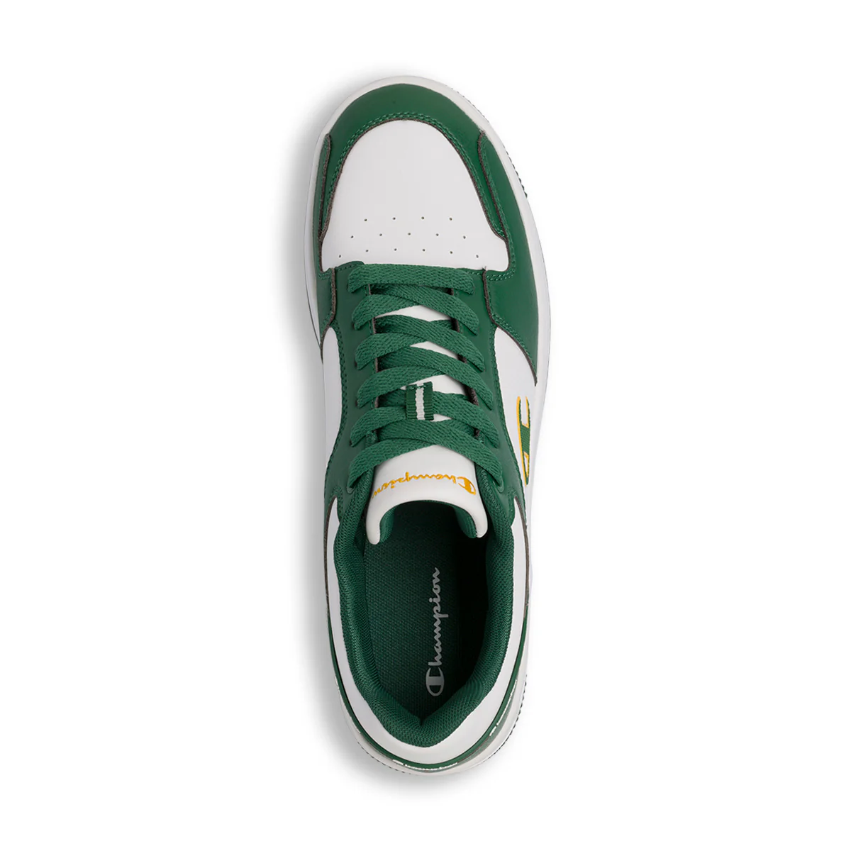 Sneakers bianche e verdi da uomo con logo laterale Champion Rebound 2.0 Low - Image 7