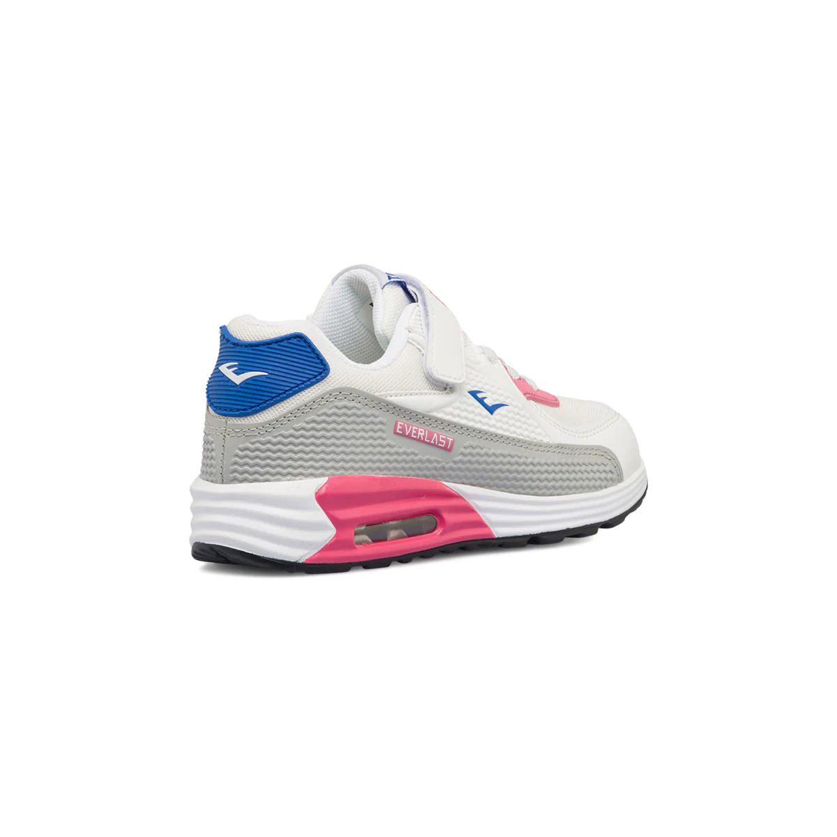 Sneakers bianche, grigie e rosa da bambina con suola ad aria Everlast - Image 3