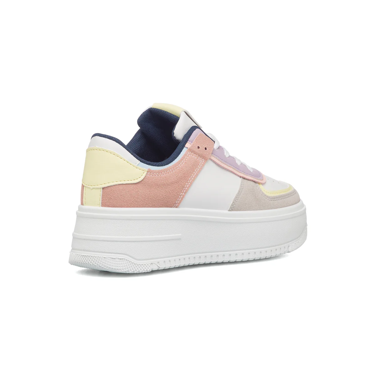 Sneakers bianche, grigie e rosa da donna con maxi-suola Lora Ferres - Image 14