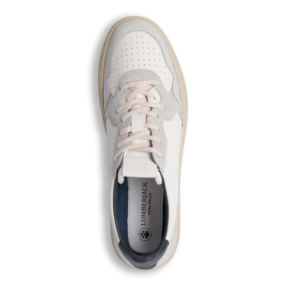 Sneakers bianche in pelle da uomo Lumberjack Rebel - Image 6